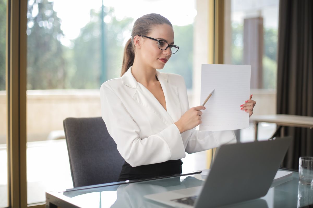 Business owner managing bookings